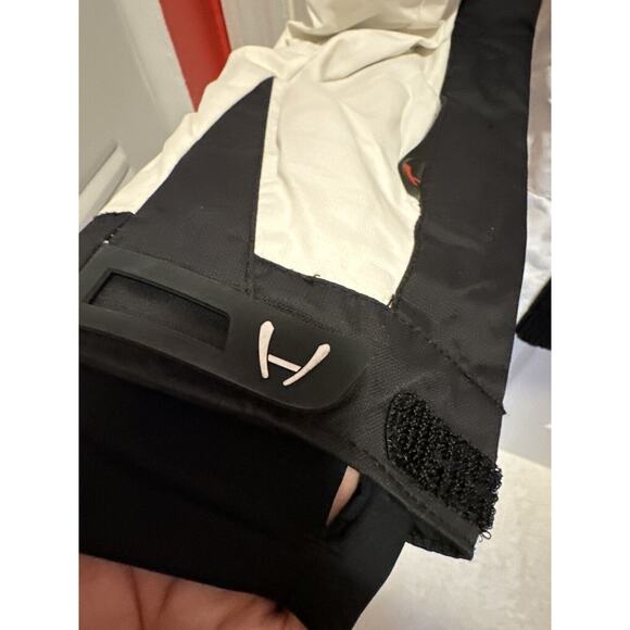 hyra jacket Ski Snow Women’s xL Black White Lime Green Accent Coat - Picture 4 of 7